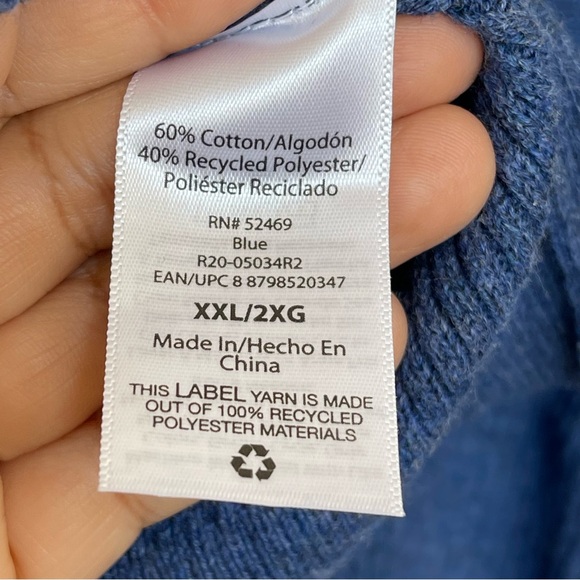 Sofía Jeans by Sofia Vergara boatneck sweater SZ XXL - Picture 9 of 10